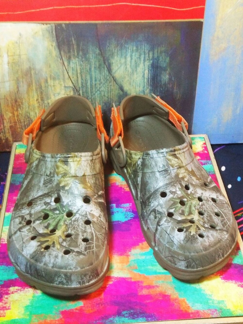 Crocs Classic All Terrain Clogs Size M9 W11 Adult Brown Real Tree Camo